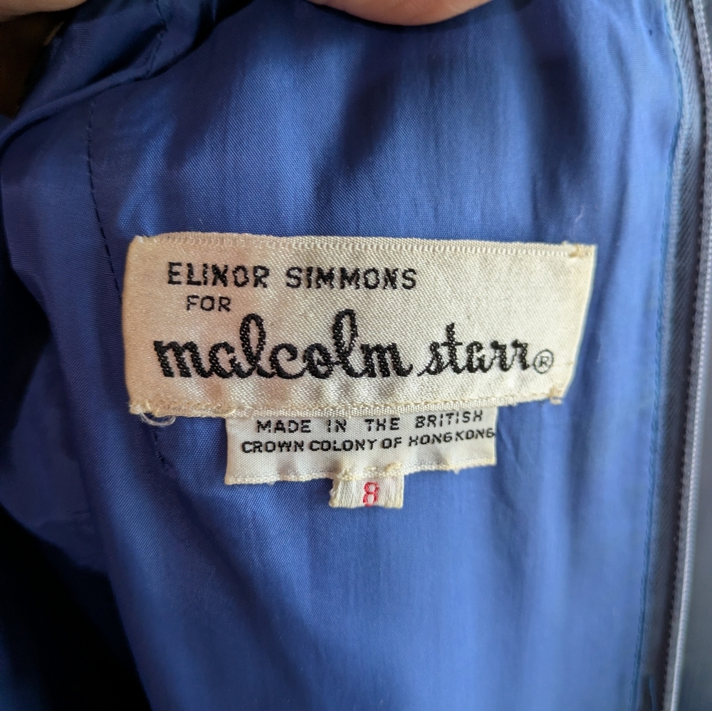 Elinor Simmons for Malcolm Starr vintage dress and jacket set๐คฏ๐๐๐๐๐ - Picture 7 of 12